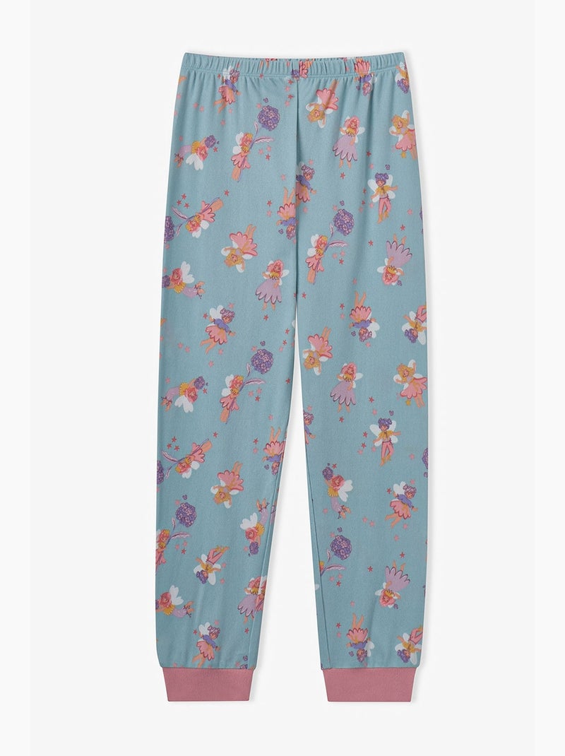 Completo pigiama bambina fairy bloom a maniche lunghe penti Blu Rosa - Kiabi