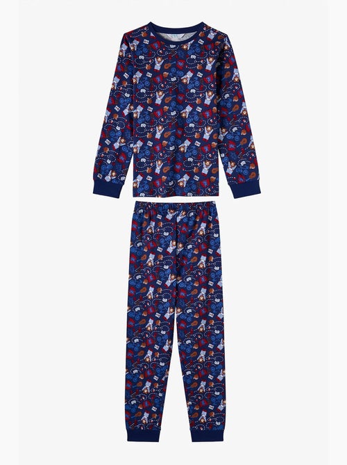 Completo pigiama bambino style repeat a maniche lunghe penti - Kiabi Completo pigiama bambino style repeat a maniche lunghe penti - Kiabi