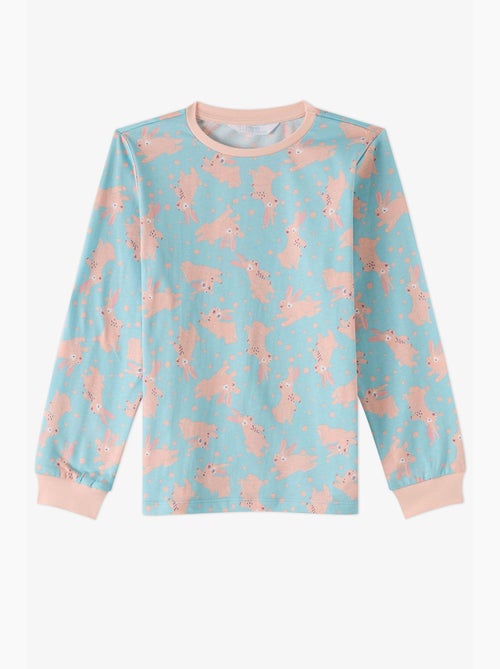 Completo pigiama bunny ride in cotone a maniche lunghe per bambina penti - Kiabi