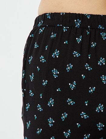 Completo pigiama camicia + pantaloni stampati