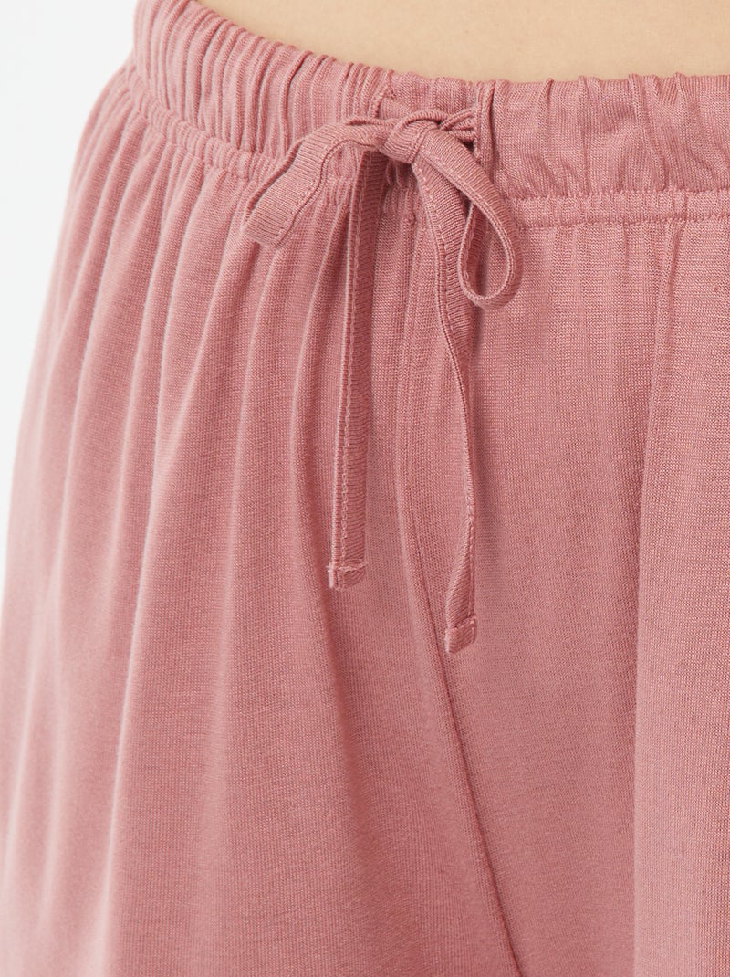 Completo pigiama canotta + shorts 'Dodo' ROSA - Kiabi