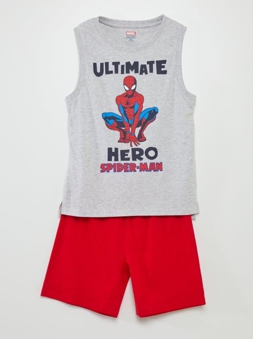 Completo pigiama canotta + shorts 'Spider-man' - 2 pezzi - Kiabi