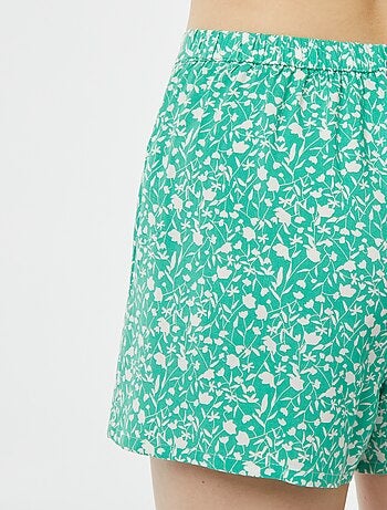 Completo pigiama canotta + shorts stampati