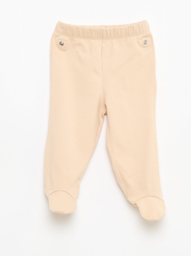 Completo pigiama chill in jersey di cotone Bianco - Kiabi