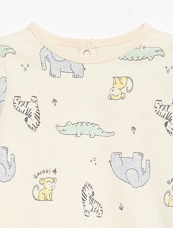 Completo pigiama chill in jersey di cotone