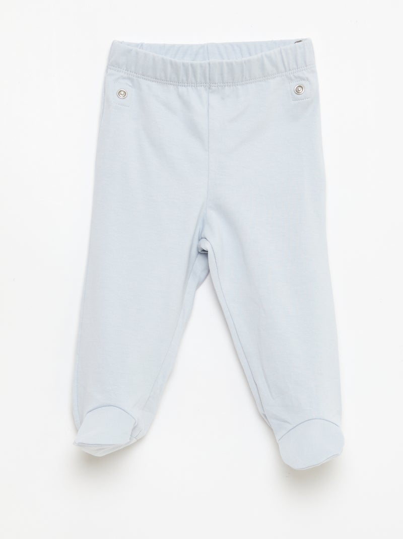Completo pigiama chill in jersey di cotone Bianco - Kiabi