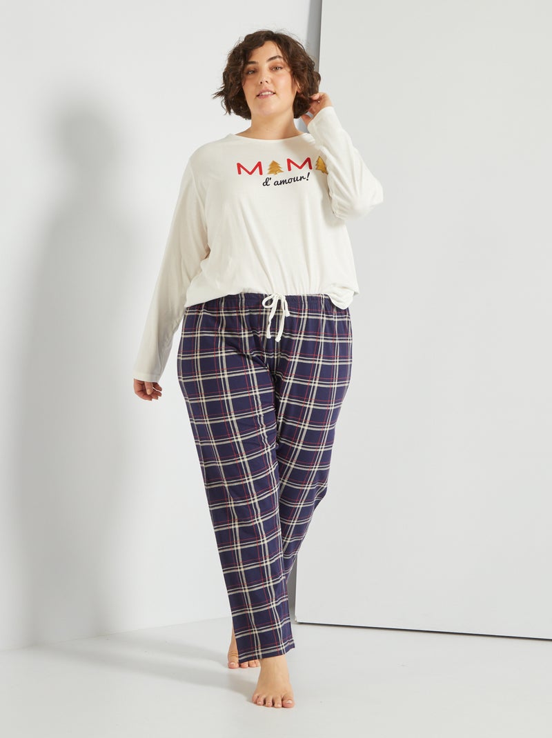 Pigiama Donna Pigiama Natale Kiabi Pigiama Natalizio Pigiama A