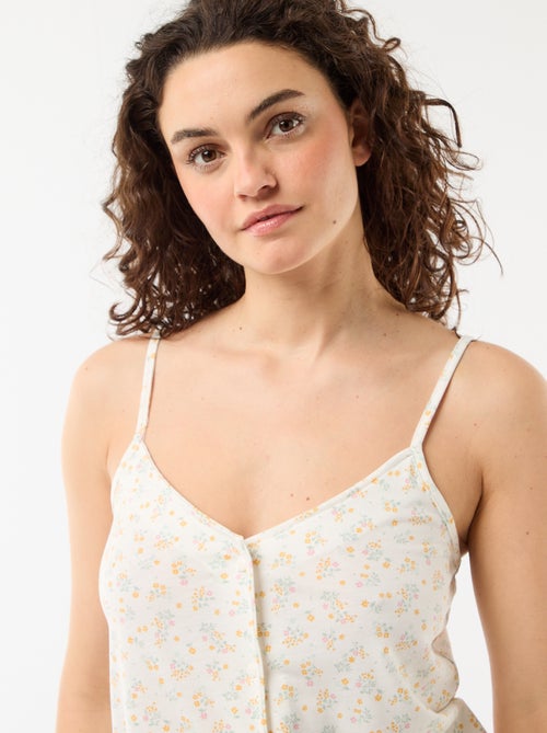 Completo pigiama con pantaloncino stampato - 2 pezzi - Kiabi