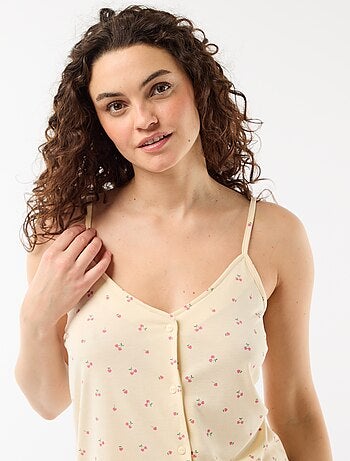 Completo pigiama con pantaloncino stampato - 2 pezzi