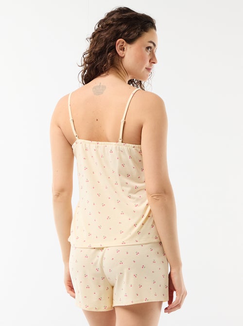 Completo pigiama con pantaloncino stampato - 2 pezzi - Kiabi