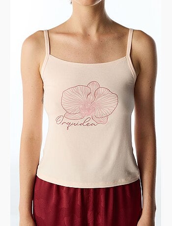 Completo pigiama con pantaloni floreale orquidea penti