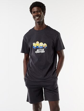 Completo pigiama con shorts e t-shirt 'Minions' - 2 pezzi