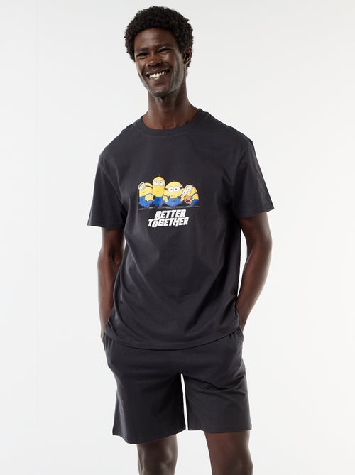 Completo pigiama con shorts e t-shirt 'Minions' - 2 pezzi - Kiabi