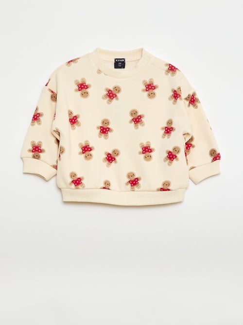 Completo pigiama con stampa natalizia - Kiabi