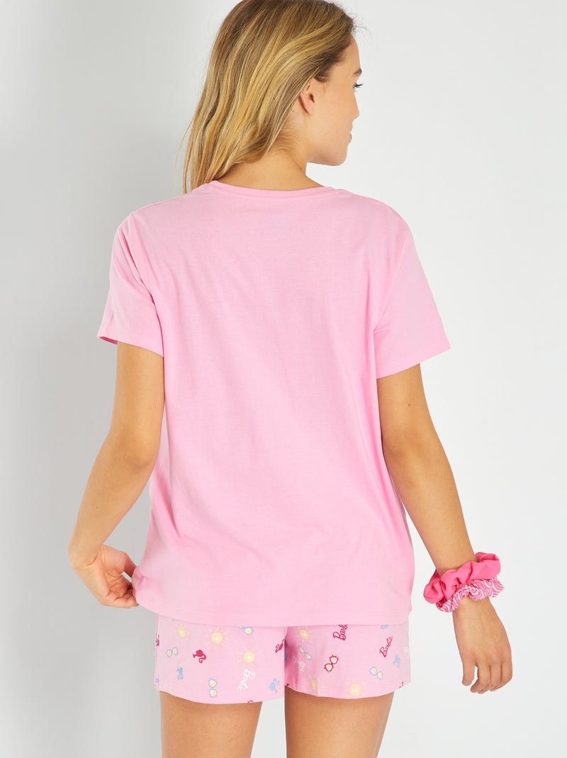 Completo pigiama corto - 2 pezzi 'Barbie' ROSA - Kiabi