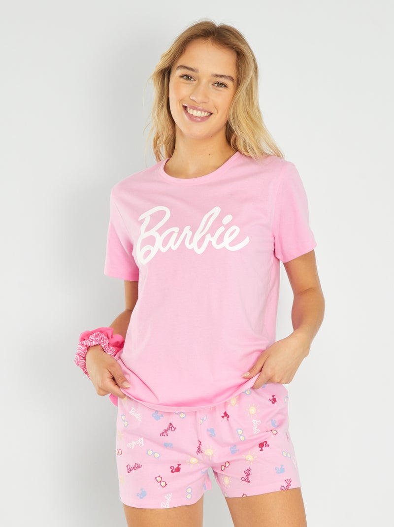 Completo pigiama corto - 2 pezzi 'Barbie' ROSA - Kiabi