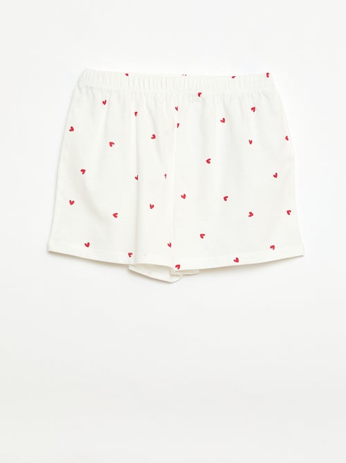 Completo pigiama corto - 2 pezzi - Kiabi