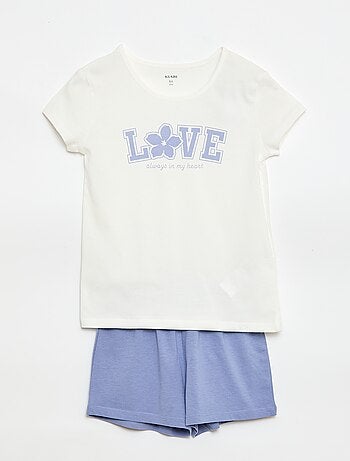 Completo pigiama corto - 2 pezzi