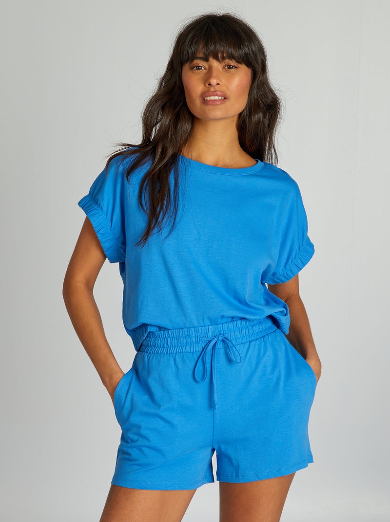 Completo pigiama corto - 2 pezzi BLU - Kiabi