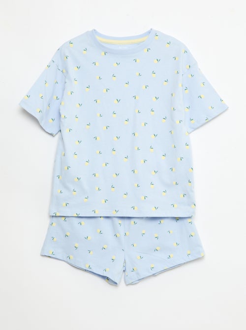 Completo pigiama corto - 2 pezzi - Kiabi