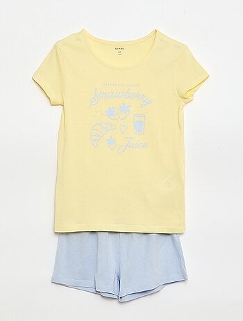 Completo pigiama corto - 2 pezzi