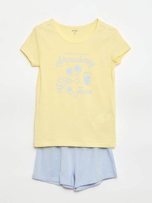 Completo pigiama corto - 2 pezzi - Kiabi