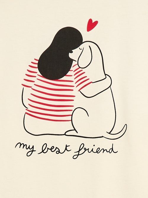 Completo pigiama corto 'Agathe Sorlet x Kiabi' - San Valentino - Kiabi