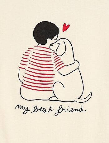 Completo pigiama corto 'Agathe Sorlet x Kiabi' - San Valentino