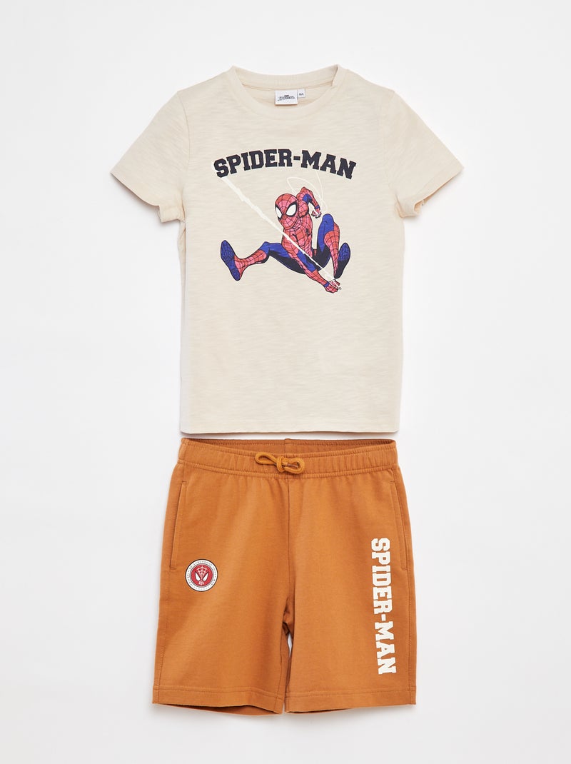 Completo pigiama corto 'Avengers' - 2 pezzi BEIGE - Kiabi