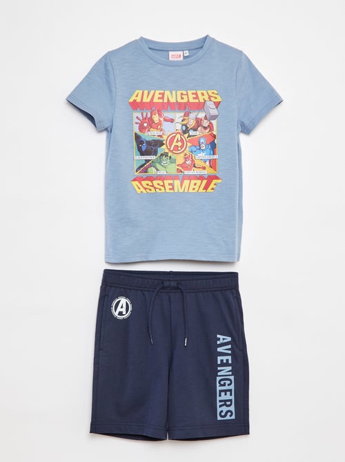 Completo pigiama corto 'Avengers' - 2 pezzi - Kiabi
