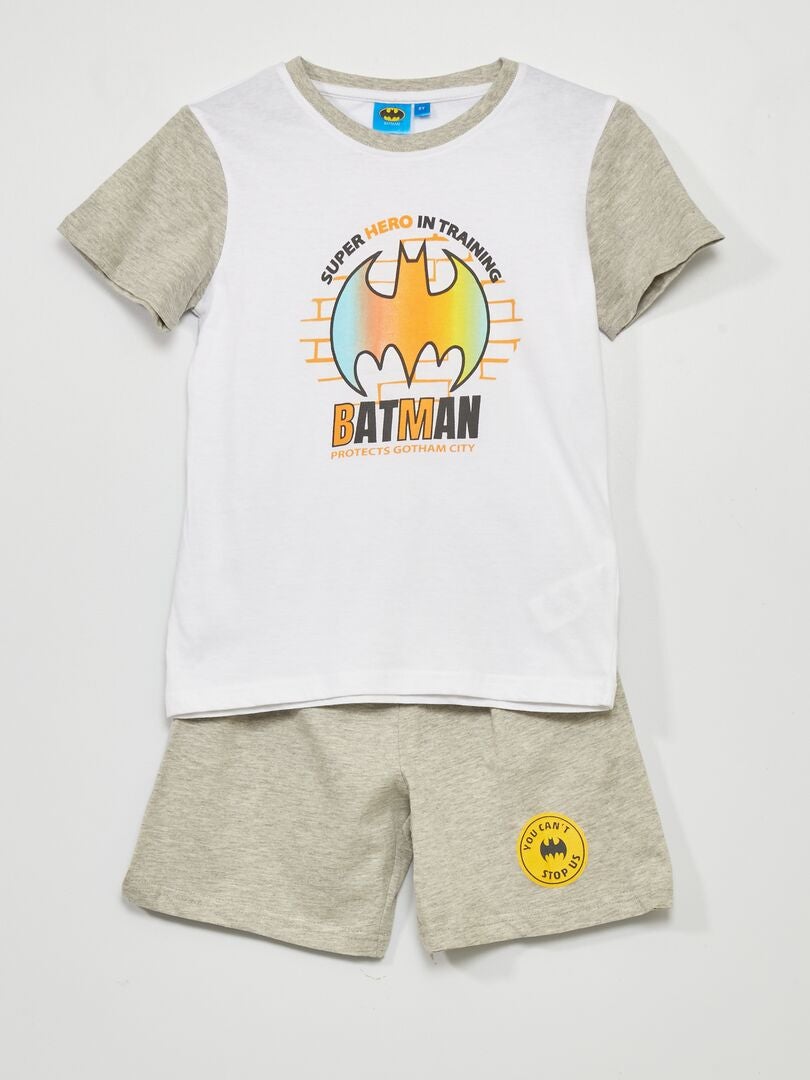 Completo pigiama corto 'Batman' - 2 pezzi GRIGIO - Kiabi