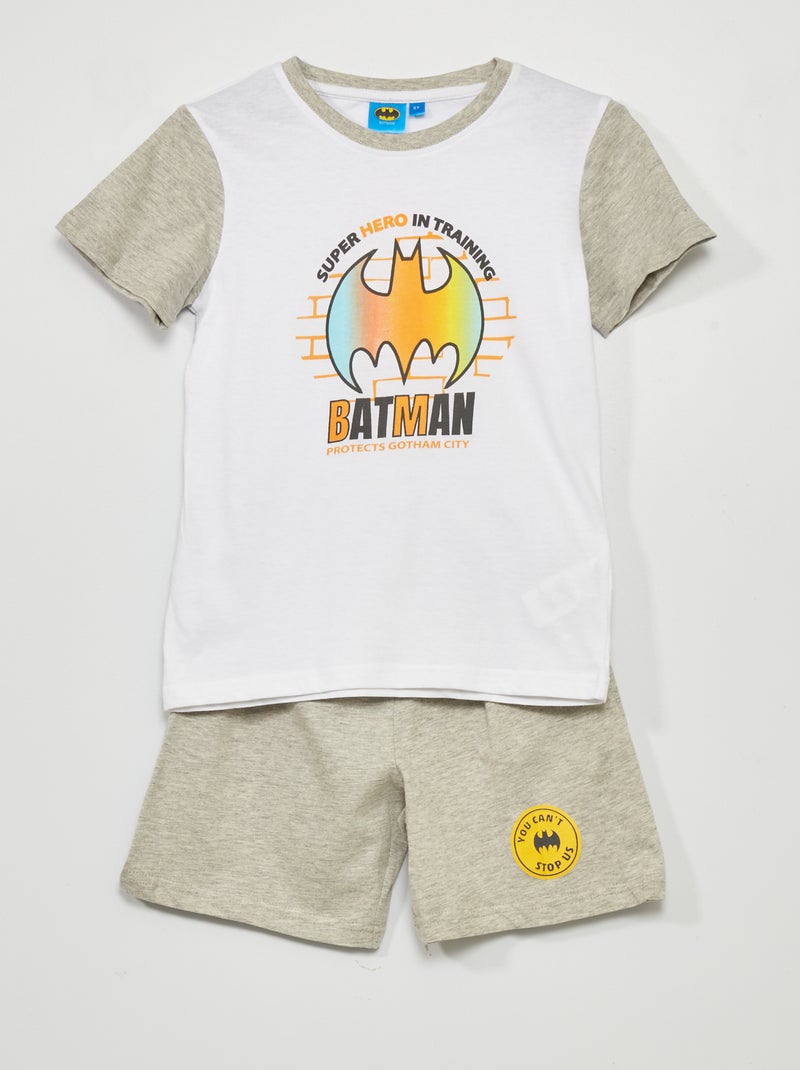 Completo pigiama corto 'Batman' - 2 pezzi GRIGIO - Kiabi