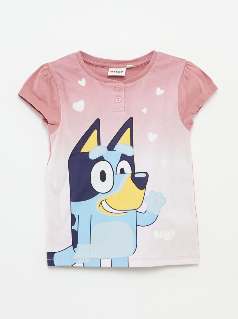 Completo pigiama corto 'Bluey' - 2 pezzi ROSA - Kiabi