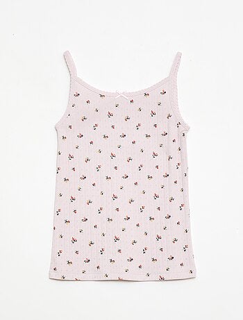 Completo pigiama corto canotta + shorts a fantasia - 2 pezzi