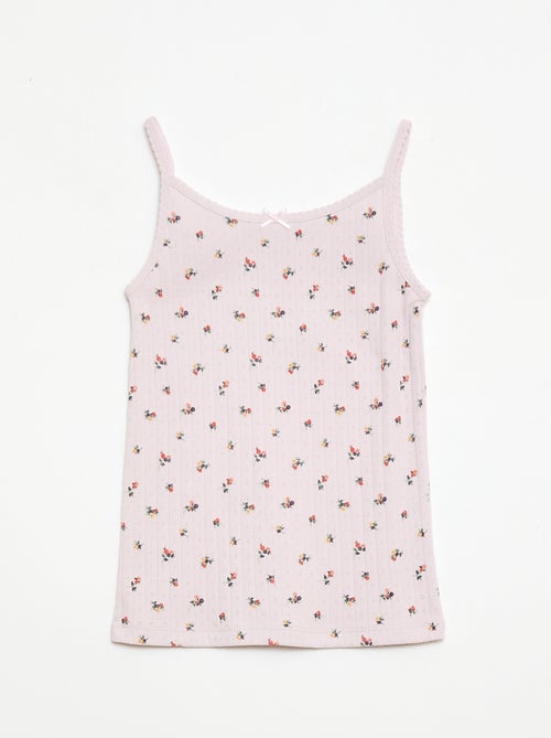 Completo pigiama corto canotta + shorts a fantasia - 2 pezzi - Kiabi