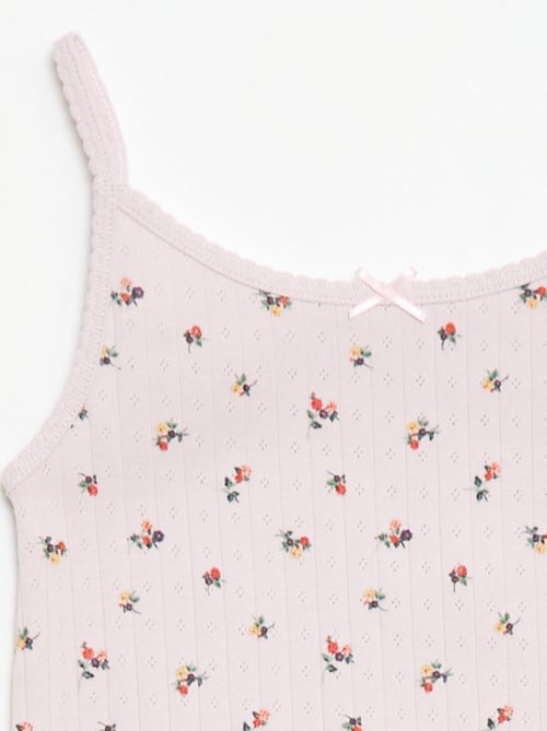 Completo pigiama corto canotta + shorts a fantasia - 2 pezzi - Kiabi