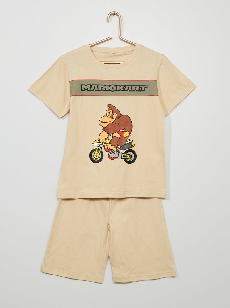 Completo pigiama corto 'Donkey Kong' 'Nintendo' BEIGE - Kiabi