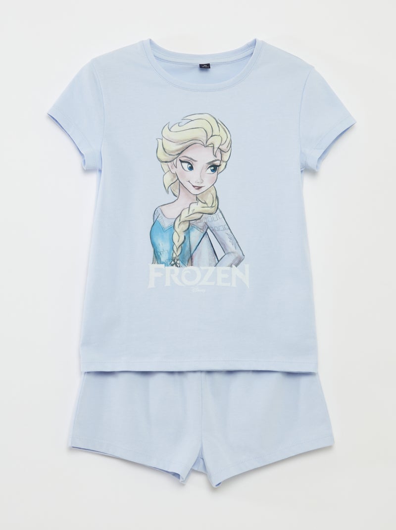 Completo pigiama corto 'Frozen' 'Disney' BLU - Kiabi