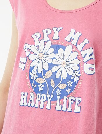 Completo pigiama corto in pointelle shorts + t-shirt - 2 pezzi