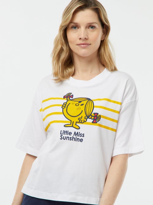 Completo pigiama corto 'Monsieur Madame' - 2 pezzi - Kiabi