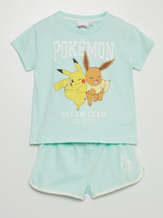 Completo pigiama corto 'Pokemon' - 2 pezzi