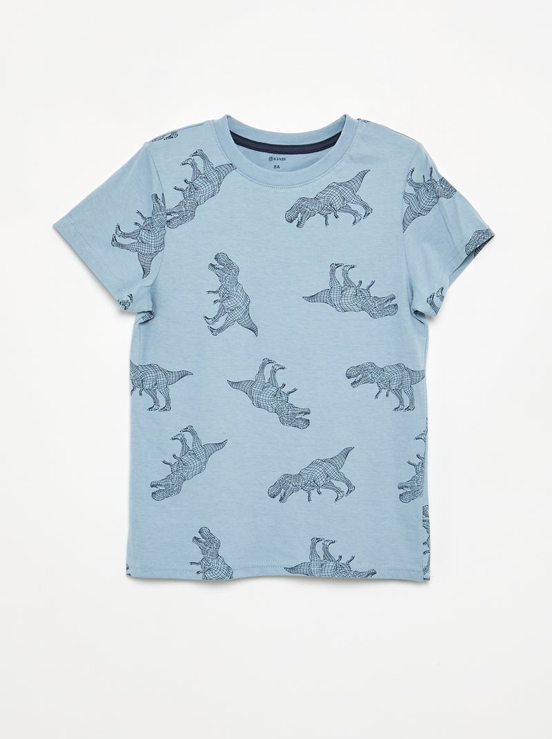 Completo pigiama corto short + t-shirt - 2 pezzi Blu - Kiabi
