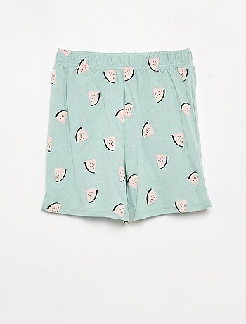 Completo pigiama corto short + t-shirt - 2 pezzi