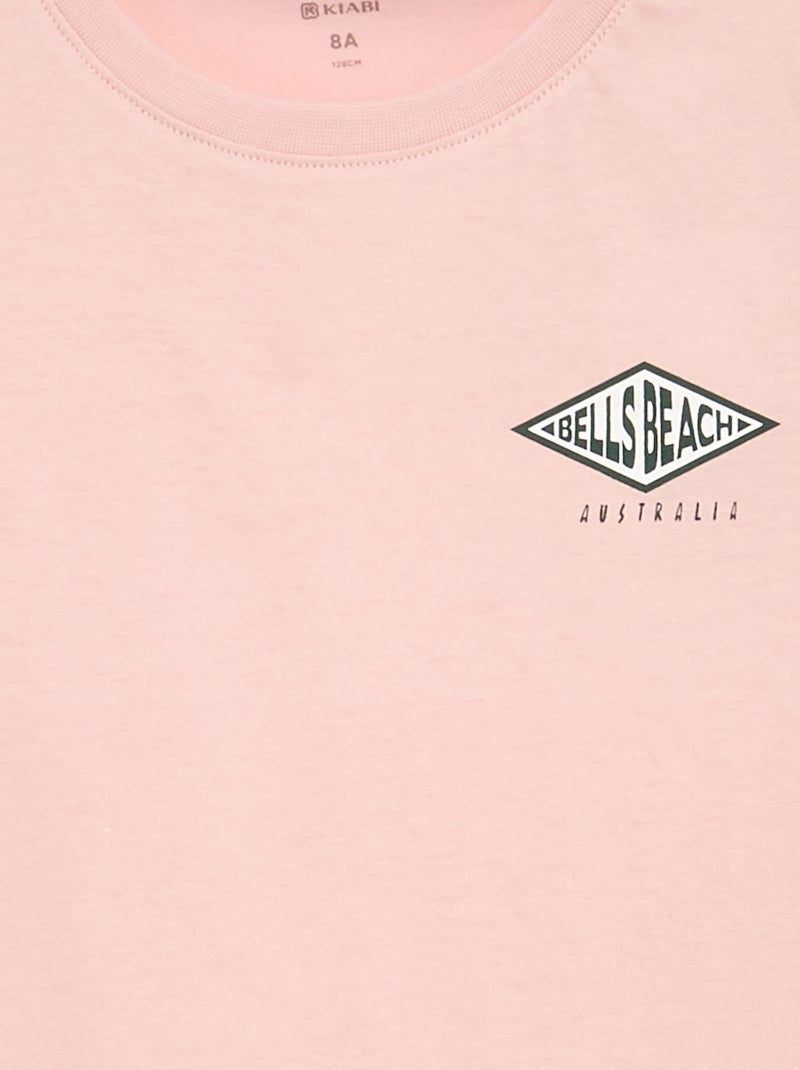 Completo pigiama corto short + t-shirt - 2 pezzi Rosa - Kiabi