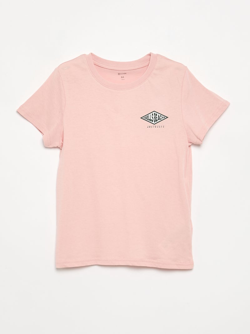 Completo pigiama corto short + t-shirt - 2 pezzi Rosa - Kiabi