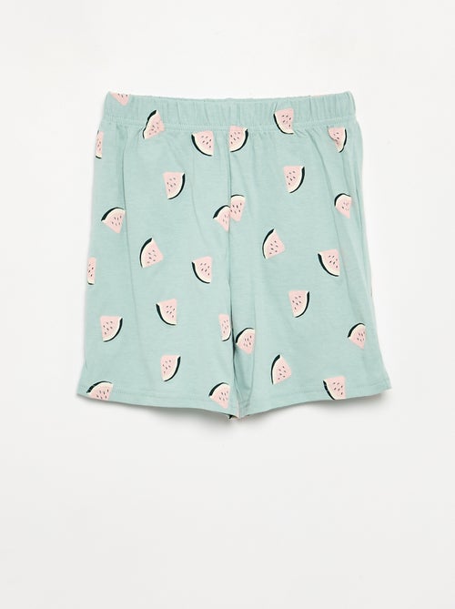 Completo pigiama corto short + t-shirt - 2 pezzi - Kiabi