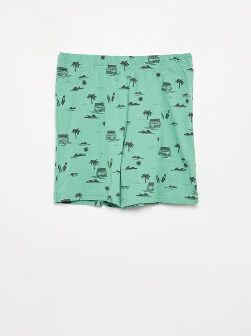Completo pigiama corto short + t-shirt - 2 pezzi - Kiabi