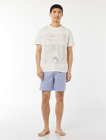 Completo pigiama corto shorts + t-shirt 'Fast and Furious' - 2 pezzi