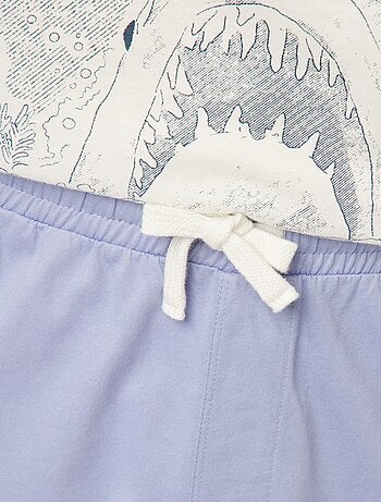 Completo pigiama corto shorts + t-shirt 'Fast and Furious' - 2 pezzi