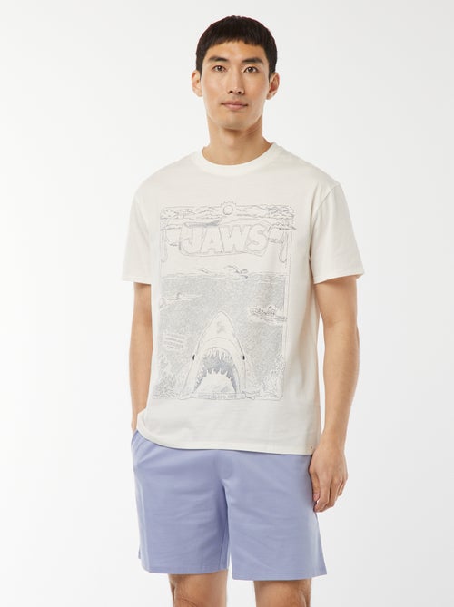 Completo pigiama corto shorts + t-shirt 'Lo Squalo' -  2 pezzi - Kiabi